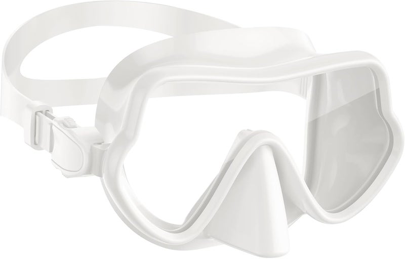 W WSTOO WSTOO Frameless Swim Goggles with Nose Cover for Adults, Panoramic Anti-Glare & Anti-Fog Tempered Glass Lenses, and Perfect Seal Food-Grade Silicone Skirt, Suitable for Snorkelling and Diving - Image 1